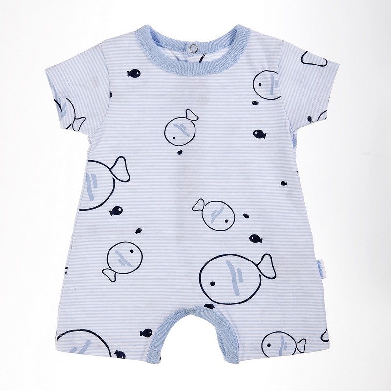 Salopeta maneca scurta baieti BABYBOL 10059