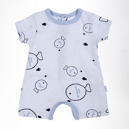 Salopeta maneca scurta baieti BABYBOL 10059