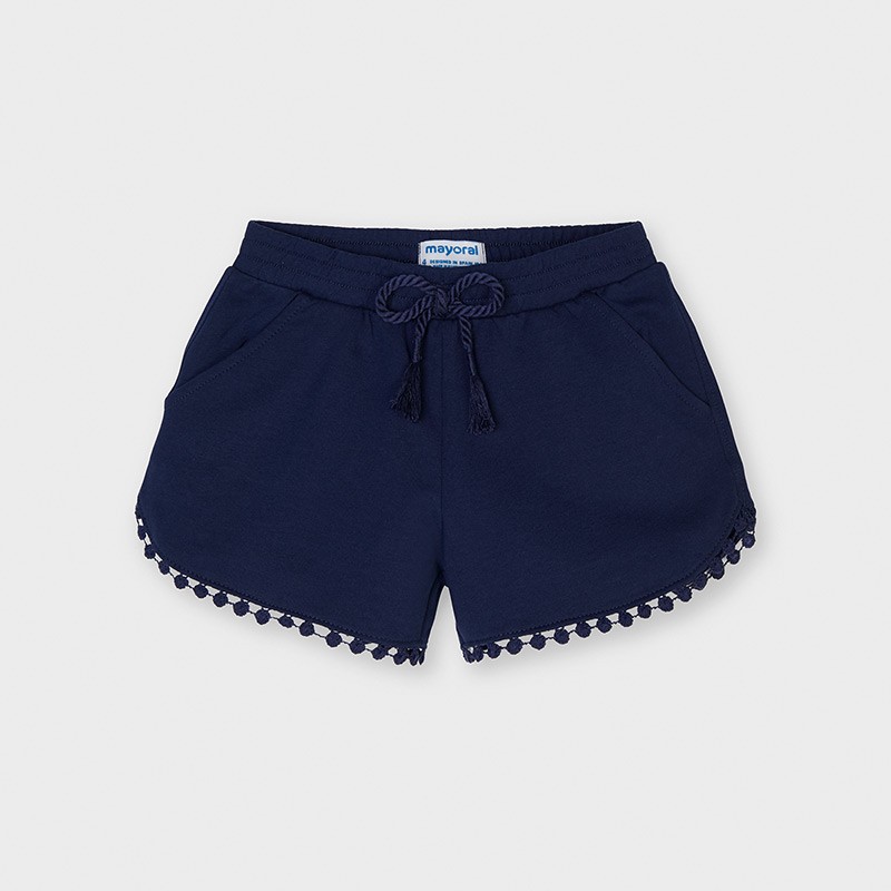 Pantaloni scurti fete diverse culori Mayoral 607M bleumarin fata