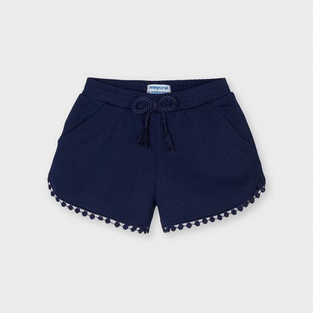 Pantaloni scurti fete diverse culori Mayoral 607M bleumarin fata
