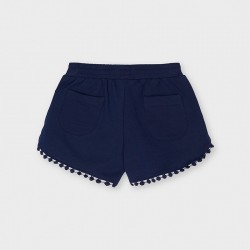 Pantaloni scurti fete diverse culori Mayoral 607M bleumarin spate