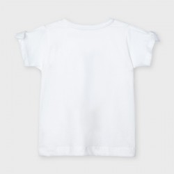 Tricou maneca scurta alb Mayoral 3016M spate