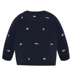 Pulover baieti brodat MAYORAL 2319M spate
