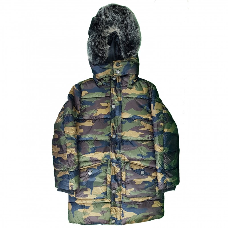 Geaca baieti matlasata GUESS Kids L74L15 fata