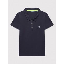 Guess Tricou baieti polo navy