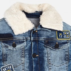 Jacheta baieti denim MAYORAL 5798H guler