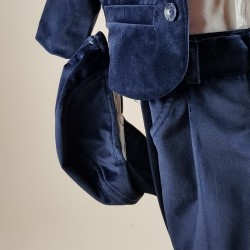 Compleu botez baieti 6 piese 2042B bereta