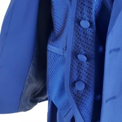 Costum baieti ocazie 4 piese 1811 vesta închidere frontală cu 4 nasturi