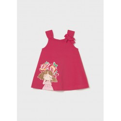 Rochie din bumbac, fucsia,...