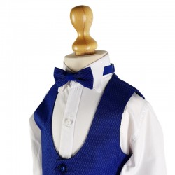 Costum baieti ocazie 4 piese 5197 guler papion