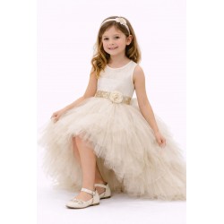 Rochie asimetrica din tul,...