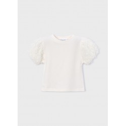 Tricou cu maneci bufante...