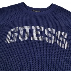 Pulover fete GUESS Kids L01R00 logo